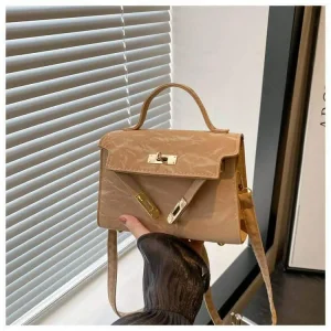 Casual Lock Shoulder Bag