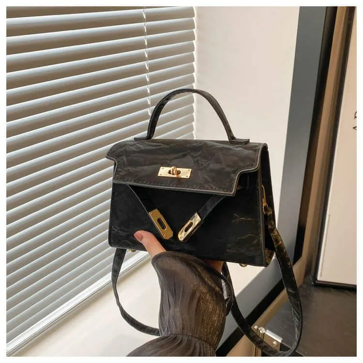 Casual Lock Shoulder Bag - Image 3