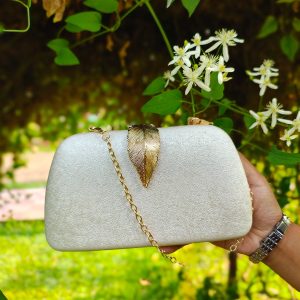 The Gilded Leaf Clutch